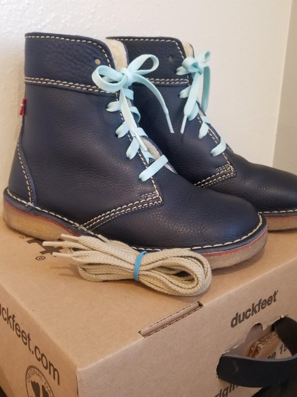 Duckfeet Skanderborg wool-lined Boots in Royal Blue size 39 - Picture 13 of 13